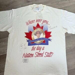 Paul Henderson Commemorative White T-Shirt
